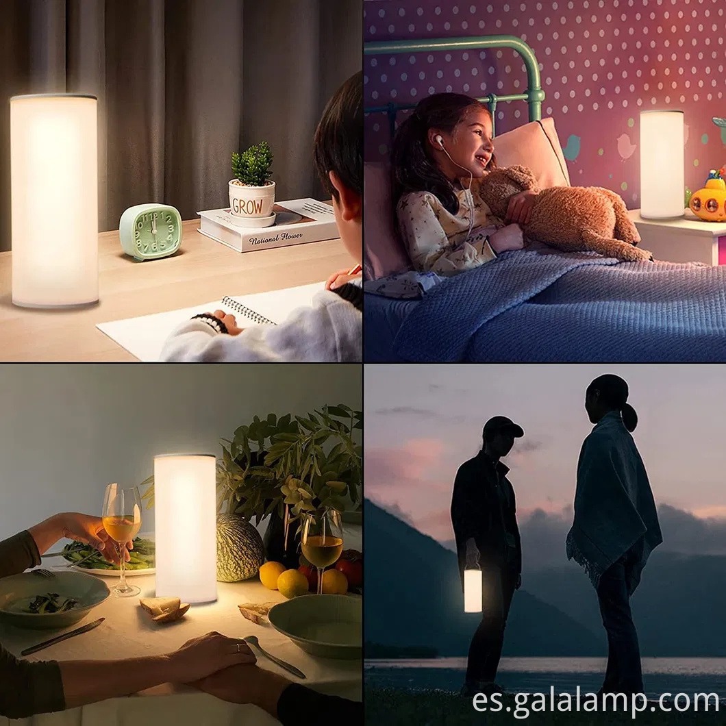 Lámpara de noche mágica colorida para el ambiente de dormitorio